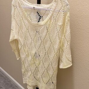 #165. POL Open Weave Sweater